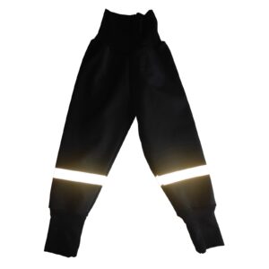 Softshellové kalhoty jednobarevné s fleecem