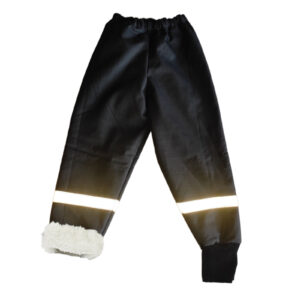 Softshellové kalhoty jednobarevné s beránkem